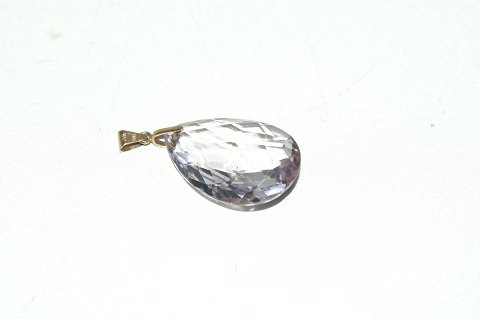 Drop-shaped pendant 14 carat gold
