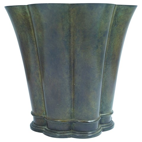Just Andersen; A vase of disko metal #1873
