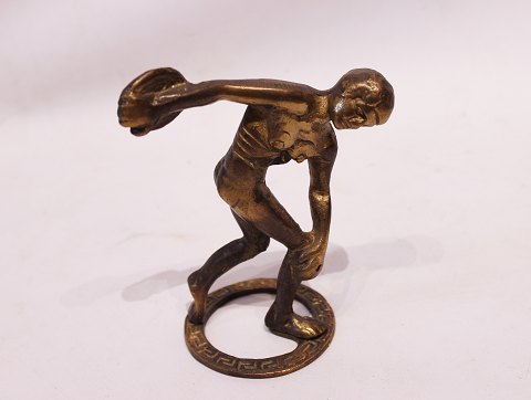 Skulptur af olympisk deltager i bronze 
Flot stand
