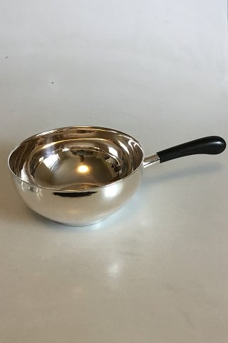 Evald Nielsen Silver Sauce Pan with wood shaft
