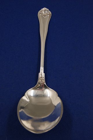 Saksisk dänisch Silberbesteck, Kompottlöffel oder grosser Vorlegelöffel 27cm von Cohr