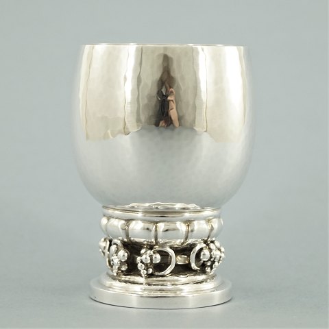 Georg Jensen; A Grapes cup of sterling silver #296B