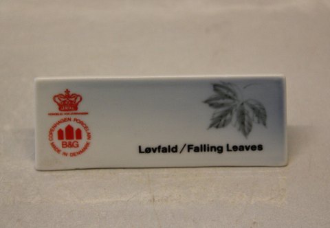 Falling Leaves B&G Porcelain Dealer Sign for Advertising:
