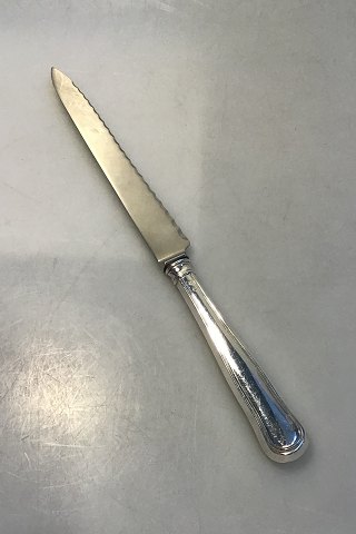 W&S Sørensen Dobbeltriflet Old Danish Silver Bread Knife