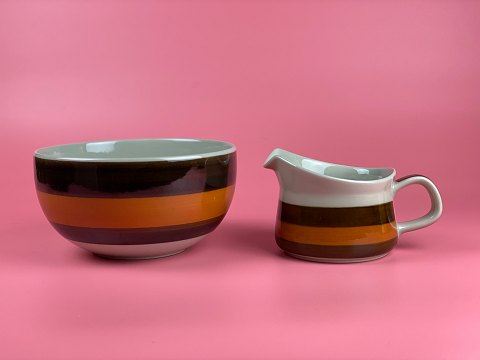 Milk jug / jug and bowl from the service Annika by Marianne Westman for the 
Swedish porcelain factory Rörstrand