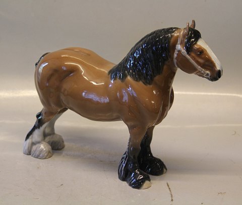 B&G Porcelain B&G 2293 Shire Horse 22 x 28 cm Calvin Roy Kinstler
