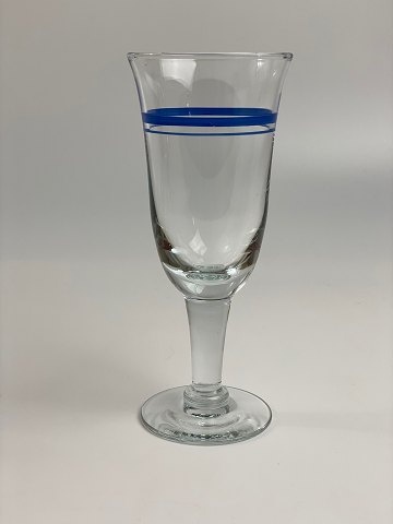 Blue Bell beer glass, design by Ole Winther for Kastrup / Holmegaard glassworks, 
20th century