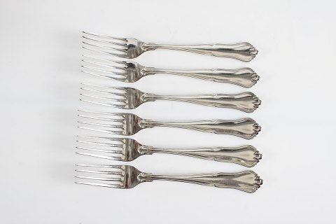 Rita Silver Flatware 
Lunch forks
L 18 cm