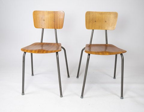 Set Of Two Chairs - Teak - Danish Design - 1970
