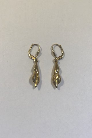 H Siersbøll 8 ct Gold Earrings