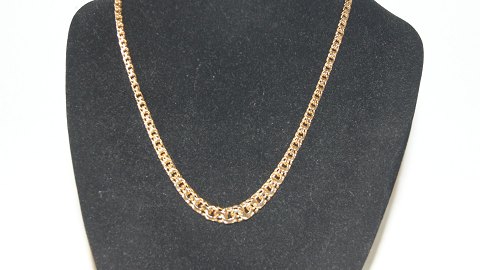 Elegant Bismark halskæde med forløb  14 karat Guld