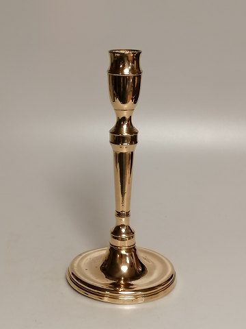 High brass candlestick