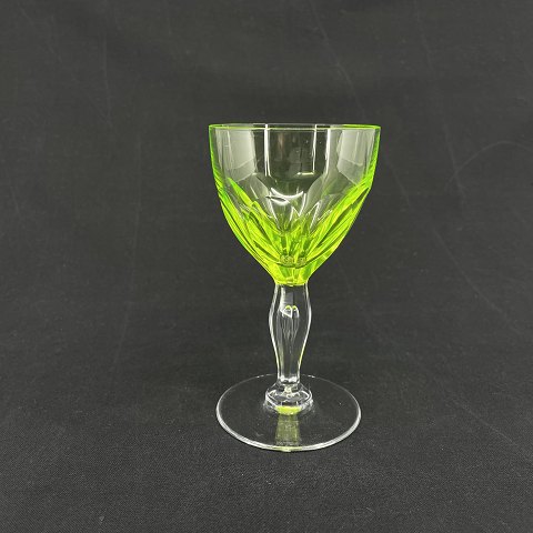 Uranium green Paul glass, 12.5 cm.