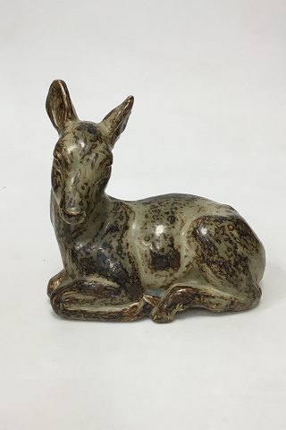 Royal Copenhagen Stoneware Figurine of lying young deer  No 20506