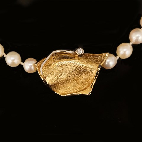 Ole Lynggaard Copenhagen Halskettenschliesse aus 
14kt Gold. Masse: 3,5x2,2cm. G: 12,8gr