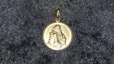 Elegant Pendant Virgin Mary 18 Carat Gold