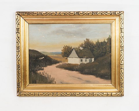 Oil painting, gold frame, 1940
Great condition
