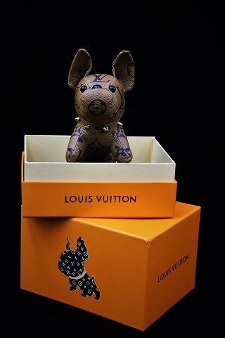 Puppy In A Louis Vuitton Gift Box 