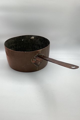 Large copper pot. Made in Denmark in the 18th century