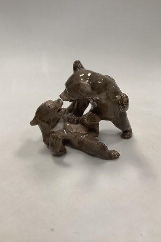 Bing and Grondahl Figurine Bears Playing 1825