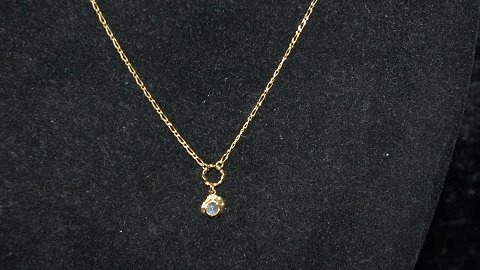 Elegant Necklace with Pendant Gold Plated Silver
Length 45 cm approx