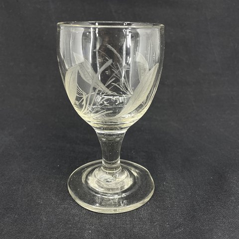 Nice flower-cut glass from the middle of the 1800s