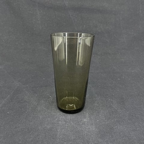 Smokey soda glass from Holmegaard
