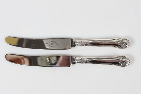 Saxon/Saksisk Silver Cutlery
Dinner knives
with long blade
L 25 cm