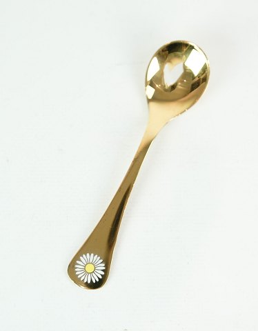 Georg Jensen annual spoon, gilded sterling silver, title "White Oxeye", 1987
Great condition
