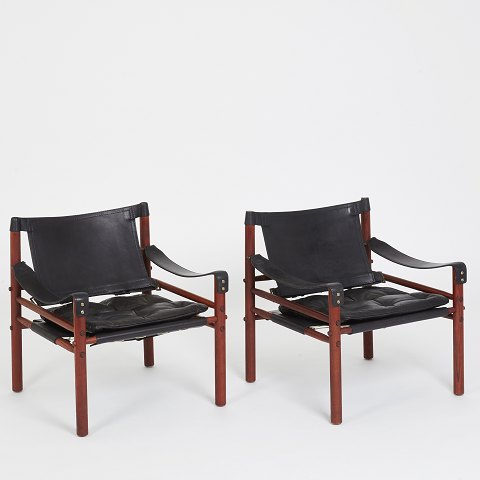 Pair of safari chairs by Arne Norell
