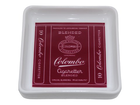 Bing & Grondahl
Square dish with commercial - Colombo Cigarettes