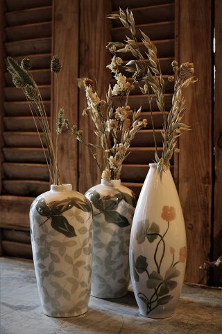 A pair of rare Royal Copenhagen Art Nouveau vases...