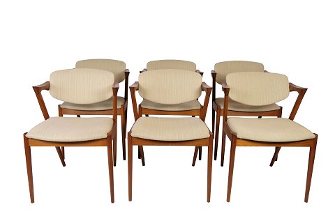 Dining room chairs, Model 42, Kai Kristiansen, Schou Andersen, 1960
Great condition
