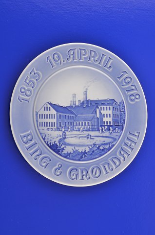 Bing & Grøndahl Memorial Plate 1978
