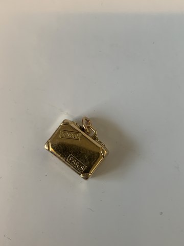 Suitcase Charms/Pendants #14 carat Gold
Stamped 585
Goldsmith: unknown
Height 10.85 mm