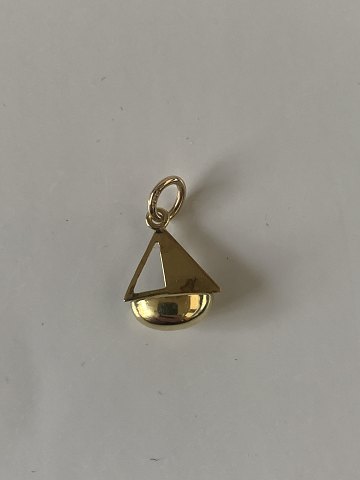 Sailboat Pendant #14 carat Gold