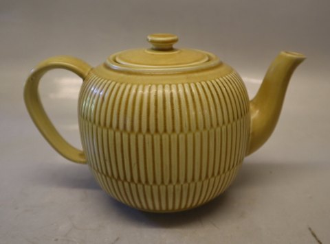 Small version Tea pot 2261 14 x 22 cm Aluminia Faience Marselis Ribbed Royal 
Copenhagen