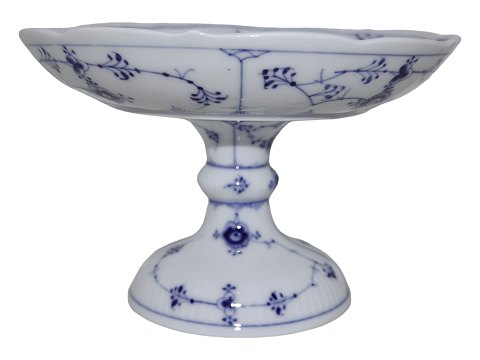 Blue Fluted PlainSmall cake stand