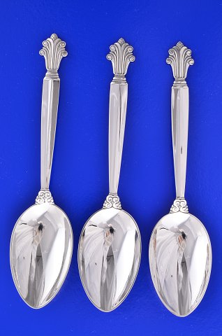 Acanthus Georg Jensen silver cutlery Dessert spoon