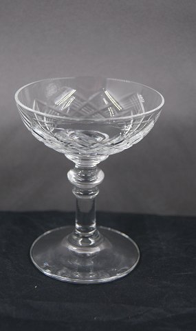Jægersborg krystalglas. Likørskåle 7,8cm