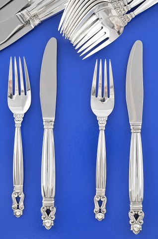 Acorn Georg Jensen  cutlery for 12 persons