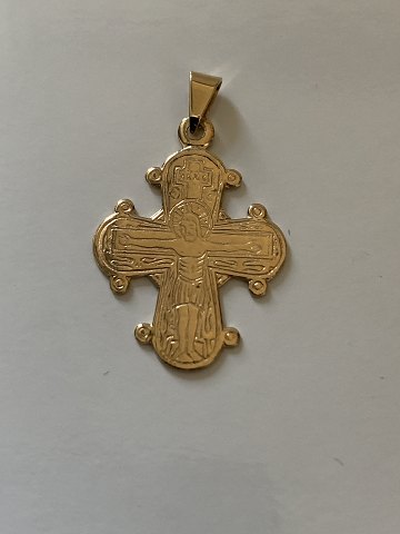 Daymark cross with engraved Our Father, in 14 carat gold. Stamped 585 BH. Very 
nice details.