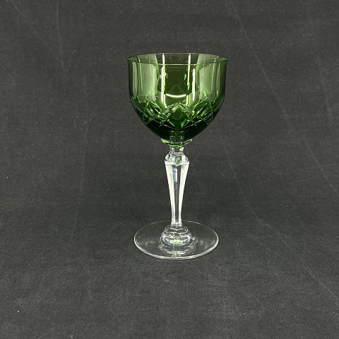 Frederik d. 9 grønt hvidvinsglas
