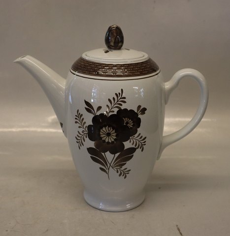 Brown Tranquebar 1105-45 Coffee pot 0,9 L / 20.5 cm   Aluminia Faience
