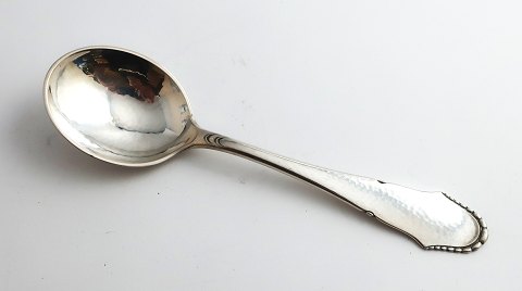 Christiansborg. Sølvbestik (830). Bouillonske. Længde 14,6 cm.