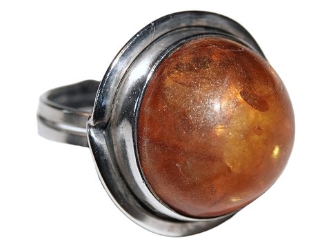 Amber ring - Size 57
