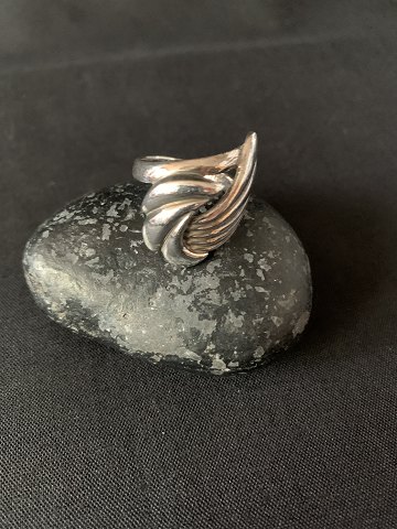 Nice silver ring in sterling silver, stamped 925, size 57