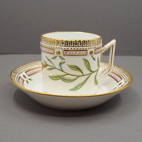 Royal Copenhagen, Flora Danica; Chocolate cup #3513 in porcelain Royal Copenhagen, Flora Danica; Chocolate cup #3513 in porcelain