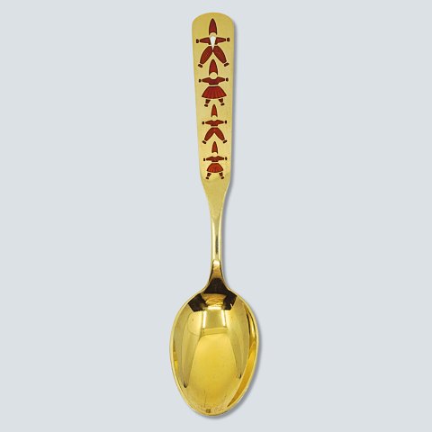 A. Michelsen; Christmas spoon 1957,  Erik Ellegaard Frederiksen