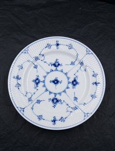 Blue Fluted plain Danish porcelain. Luncheon plates 21.5cms No 178